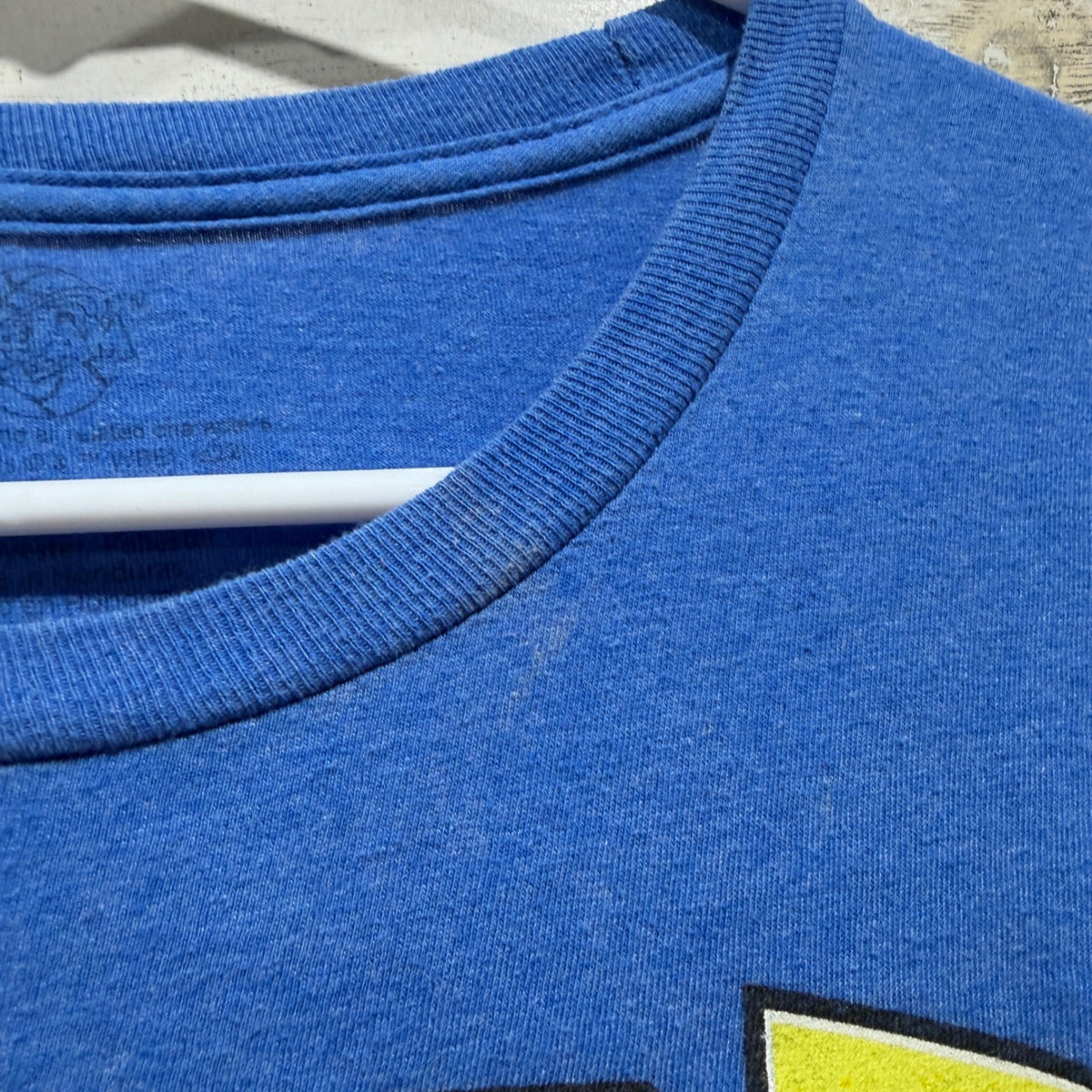 Space Jam Graphic T-Shirt Men XL Blue Bugs Bunny Tune Squad Retro *Flawed3