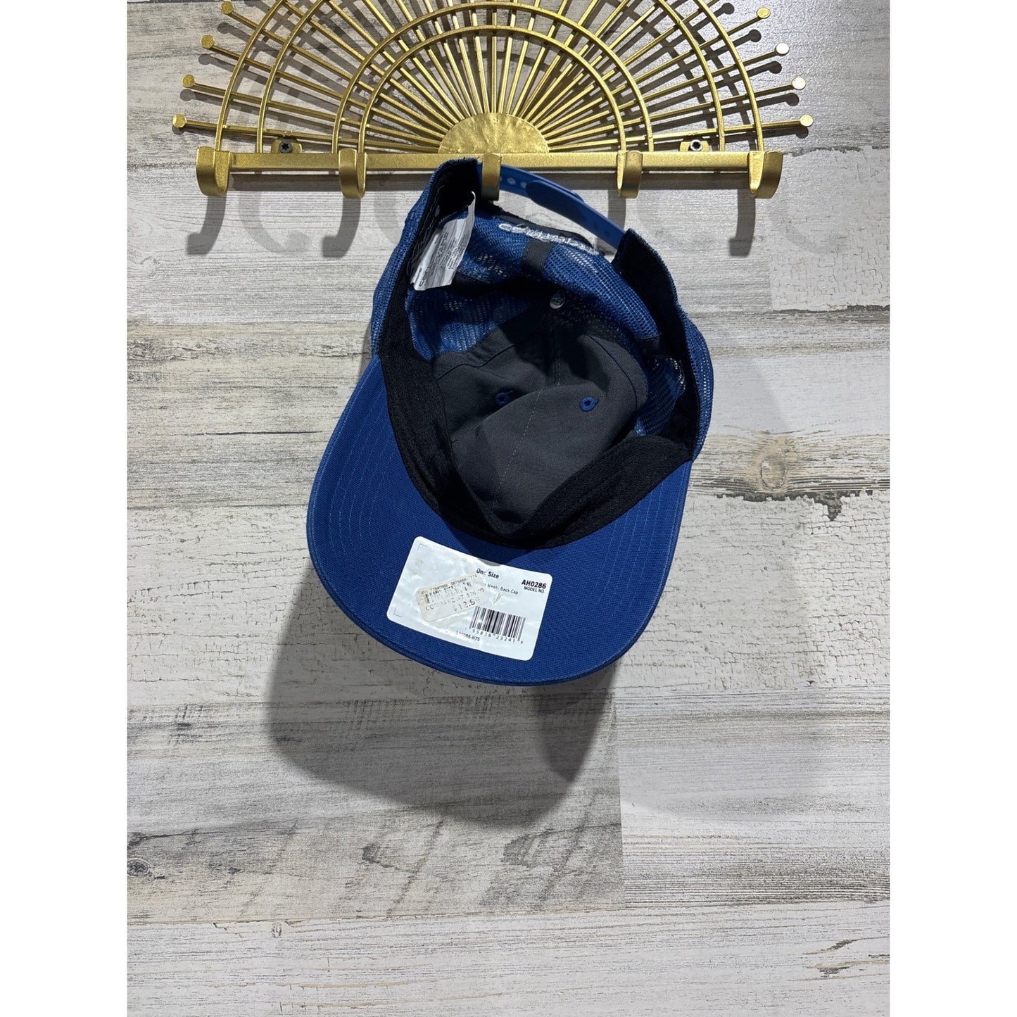 Carhartt Trucker Hat Men OS Blue Force Mesh Back Snapback Workwear NWT1
