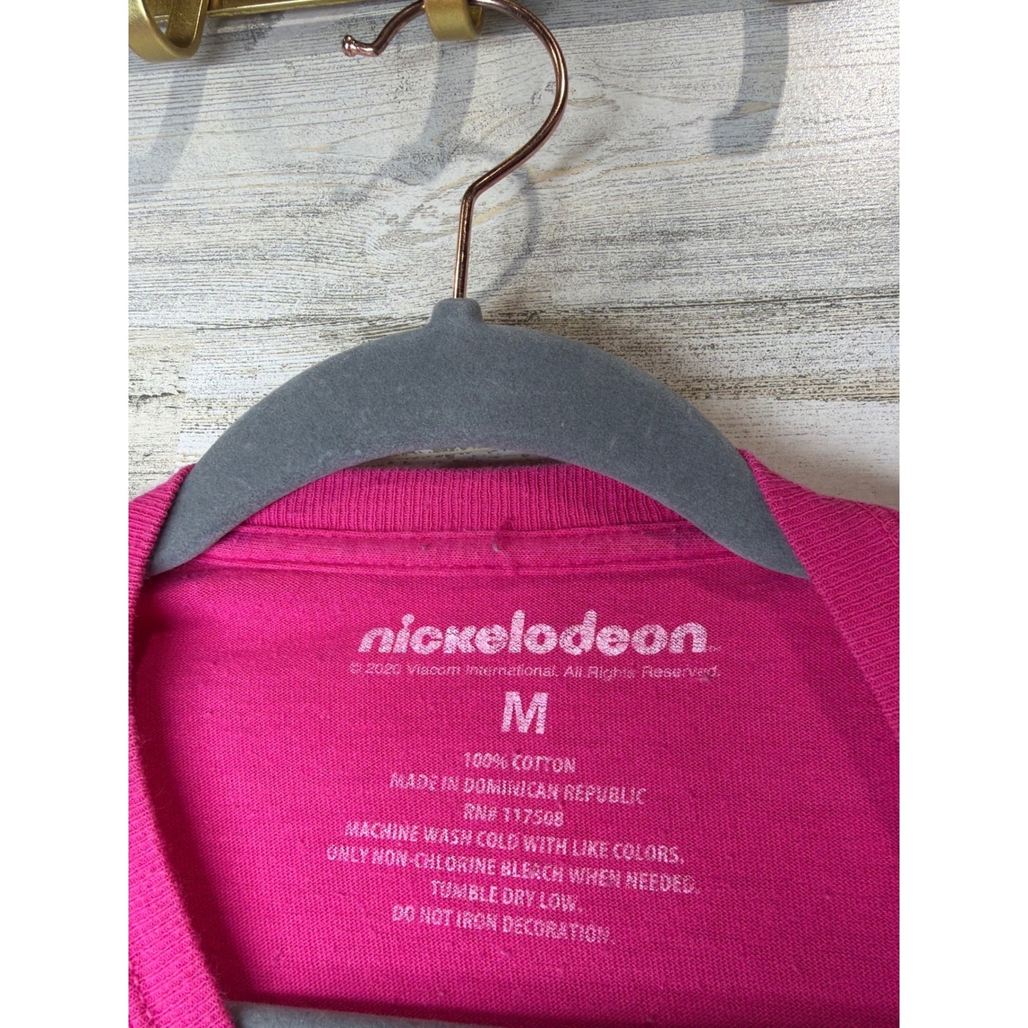 Nickelodeon Hey Arnold T-Shirt Women Medium Pink Graphic 90s Cartoon GUC*2