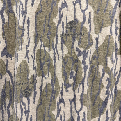 Magellan Hunt Gear Boys Youth L Green Mossy Oak Bottomland Camo Cotton Blend EUC3