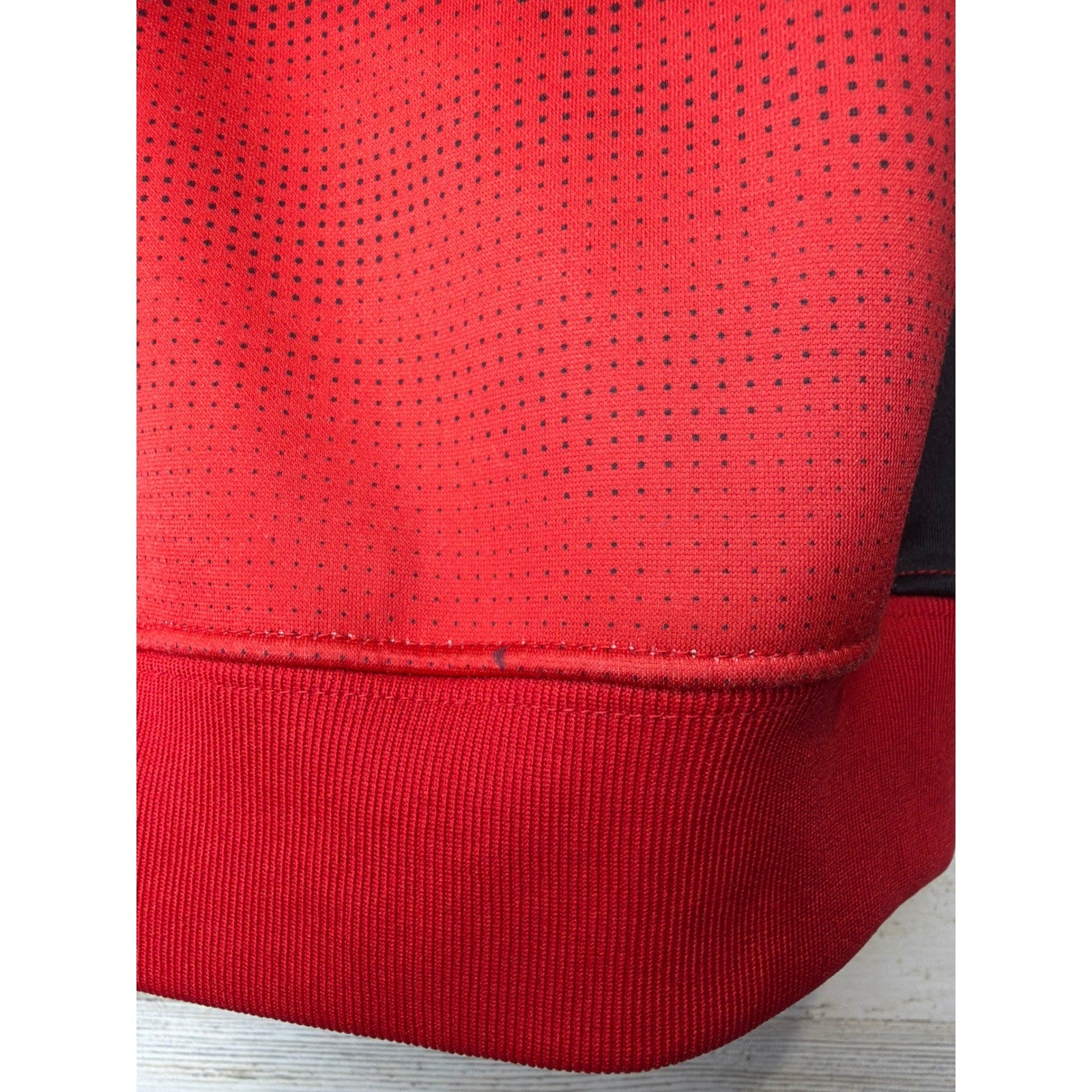 Nike Pullover Hoodie Boys 6 Red Black Graphic Therma-FIT Sportswear GUC*5