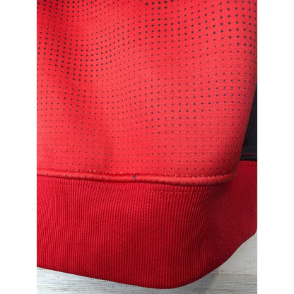 Nike Pullover Hoodie Boys 6 Red Black Graphic Therma-FIT Sportswear GUC*5