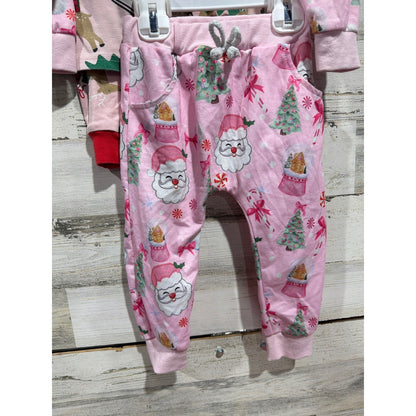 Carter's Dr Seuss Boutique Holiday Pajama Bundle Girls 18M Grinch Santa3