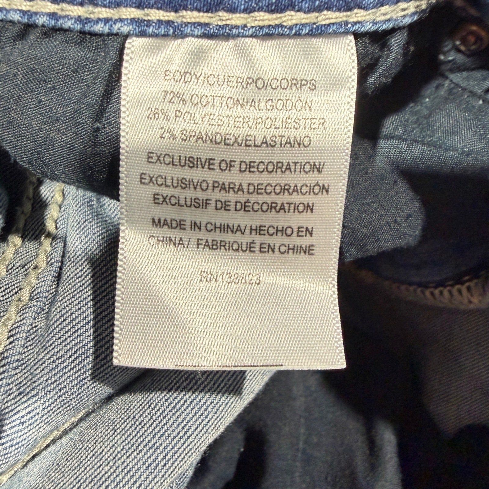 Shyanne Bootcut Jeans Girls 14 Blue Embroidered Flap Pocket Western EUC6