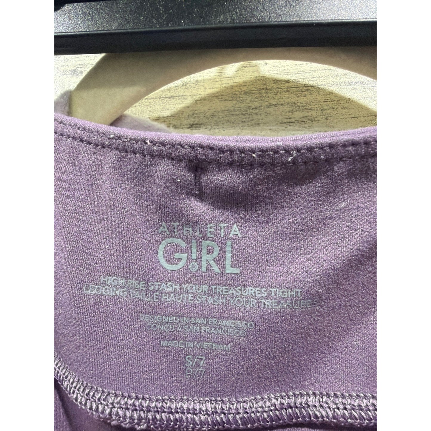 Athleta Girl Bundle Size 7 Small Purple Blue Hoodie Leggings Joggers Active EUC7
