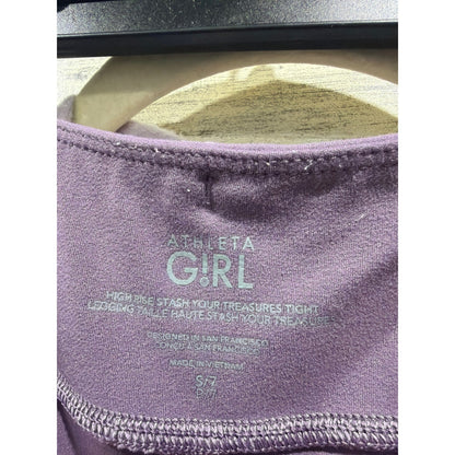 Athleta Girl Bundle Size 7 Small Purple Blue Hoodie Leggings Joggers Active EUC7