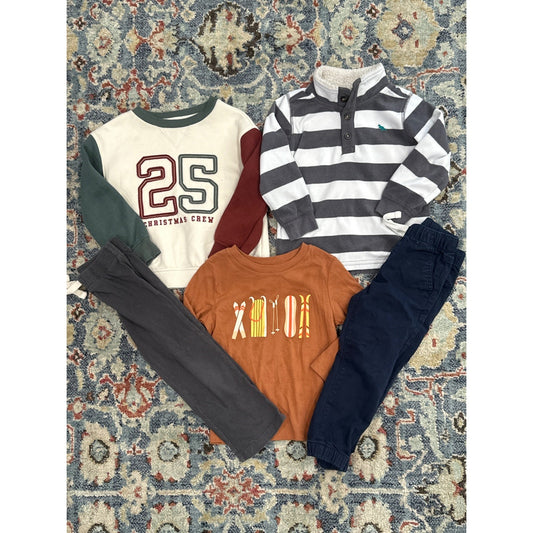 Little Co Carter's Cat & Jack Old Navy Boys 3T Winter Bundle Multi GUC0