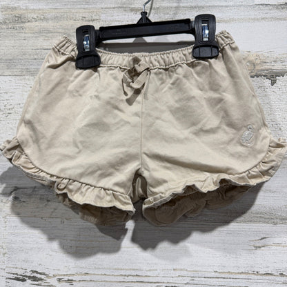 The Beaufort Bonnet Company Ruffle Shorts Girls 3T Tan Khaki EUC0