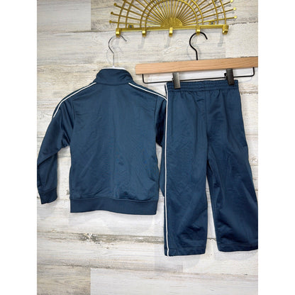 Nike Tracksuit Set Boys 24M Navy Blue Piping Athletic Sportswear4