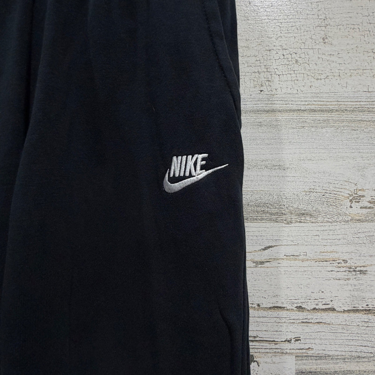 Nike Joggers Boys Small Black Sweatpants Sportswear *Flawed2