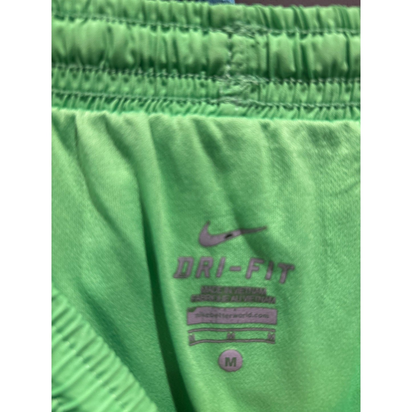 Nike Running Shorts Women Medium Green Teal Bundle Tempo Athletic EUC7