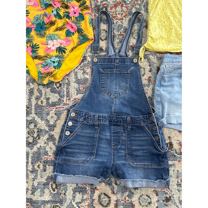 Art Class SO Old Navy Summer Bundle Girls XL 14-16 Yellow Blue Floral Denim2