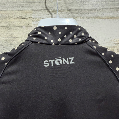 Stonz Sun Suit Baby 0-6M Black Polka Dot UPF 50+ Rash Guard Swimwear NWT4