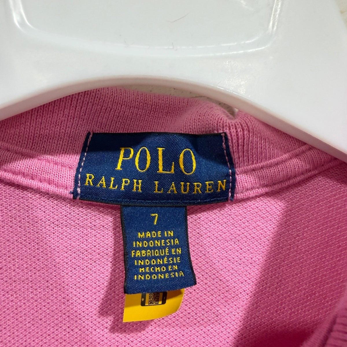 Polo Ralph Lauren Polo Shirt Boys 7 Pink Short Sleeve Pique Preppy GUC*2