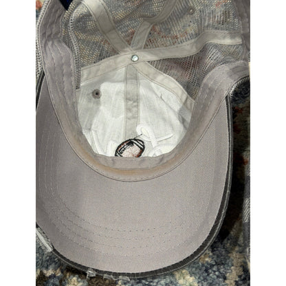 Baseball Caps Women One Size Adjustable Gray Football Plaid Sporty *Flawed4