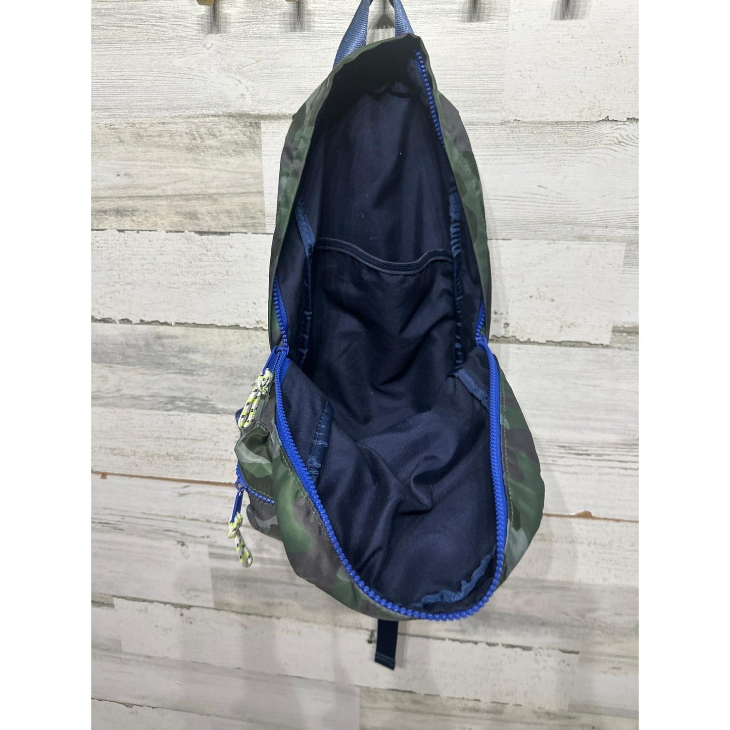 J. Crew Camo Backpack Kids 14" Green Blue Tactical Utility School Bag2