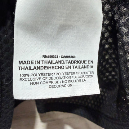 Nike Dri-FIT Mesh Tank Top Women L Black 849876-010 Running Sporty *Flawed3