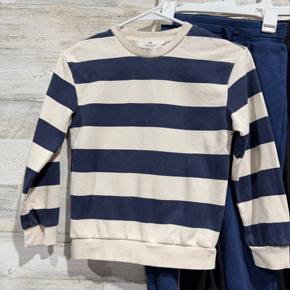 Boys 6-7 H&M Mario Bundle Basics Sweatshirt Jogger Stripe Gamer2