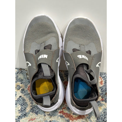 Nike Flex Runner 2 Sneakers Fits Boys 11.5-12c Grey Slip-On Athletic4