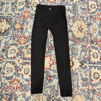 Athleta Girl Chit Chat Tight Legging Girls M 8-10 Black High Rise Active EUC4