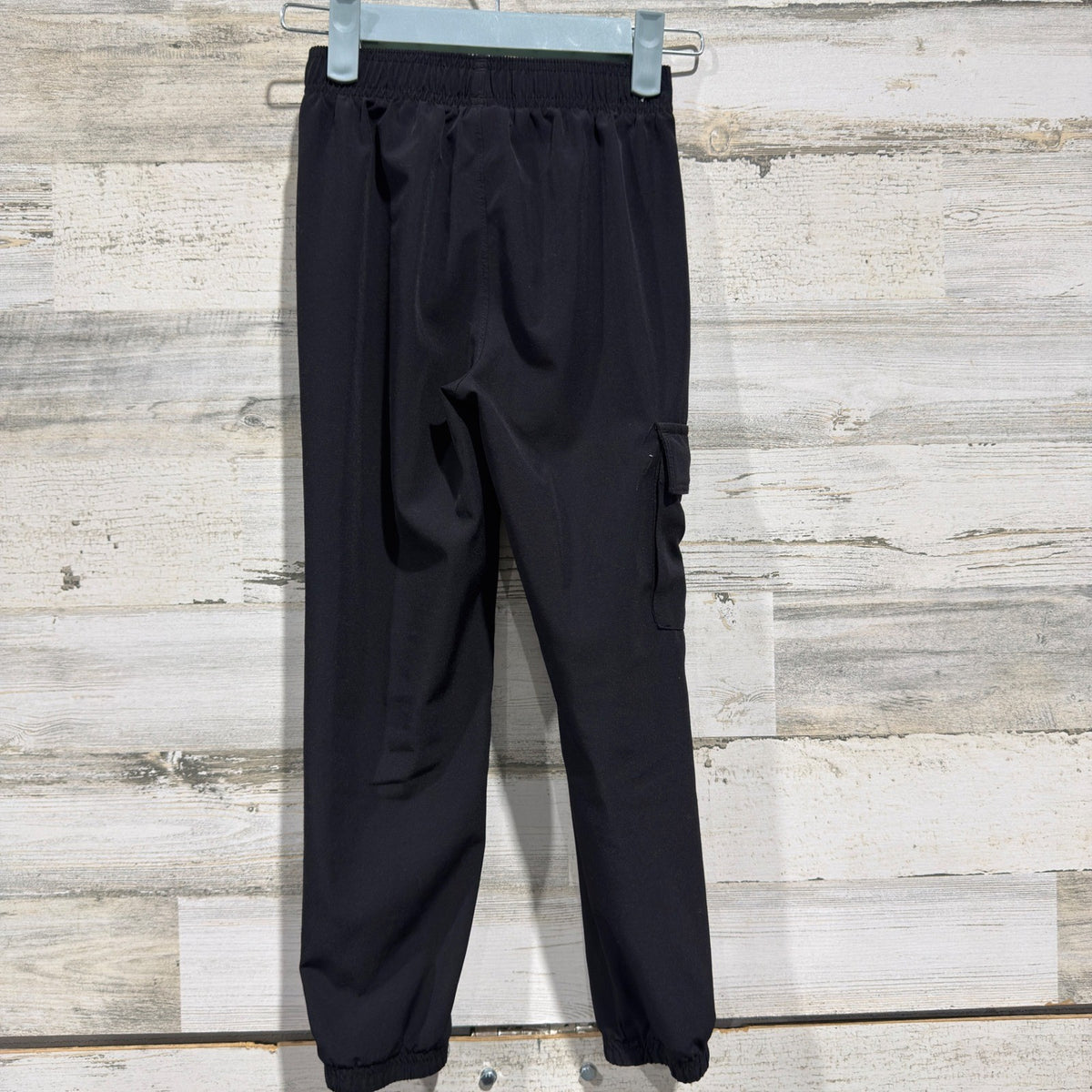 Under Armour Cargo Joggers Boys 6 Black Elastic Waist Utility Sporty GUC*3