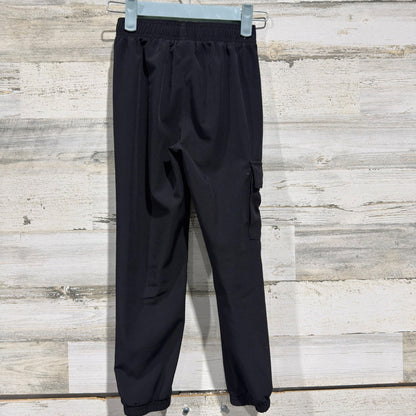 Under Armour Cargo Joggers Boys 6 Black Elastic Waist Utility Sporty GUC*3