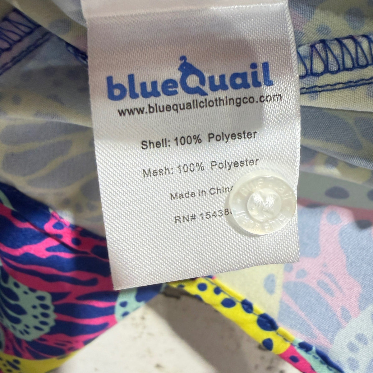 Blue Quail Butterfly Shirt Boys 7 Colorful UPF 50 Outdoor EUC3