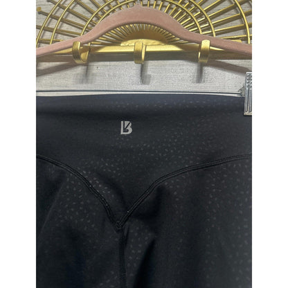 Buffbunny Collection Leggings Women Medium Black Dotted High Waist EUC3