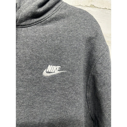 Nike Hoodie Size Adult Small Charcoal Grey Club Fleece Pullover1