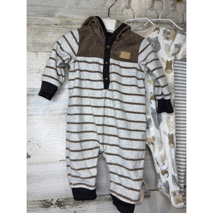 Cloud Island Carters Cat & Jack Baby Boy 0-3M Brown Blue Bundle Woodland2