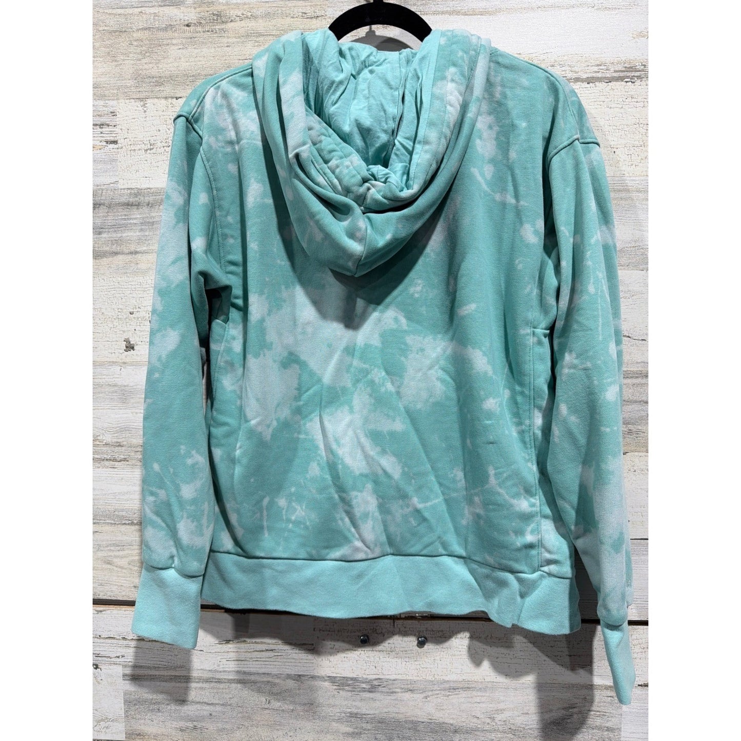 Nike Fly Hoodie Women XS Teal Tie Dye Standard Issue Dri-FIT Pullover EUC4