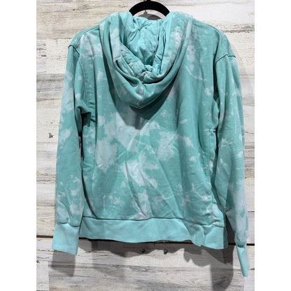 Nike Fly Hoodie Women XS Teal Tie Dye Standard Issue Dri-FIT Pullover EUC4
