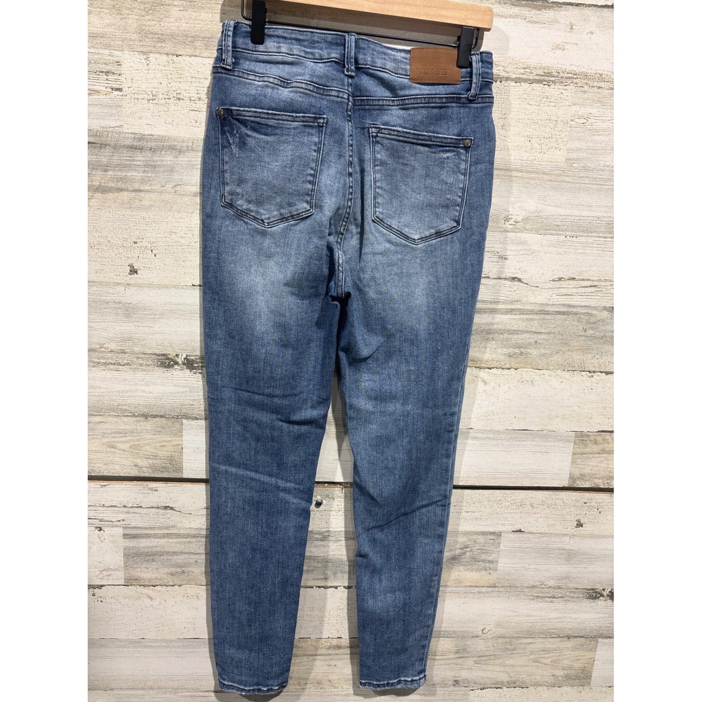 Judy Blue Skinny Jeans Women 9/29 Blue High Rise Stretch Casual EUC2