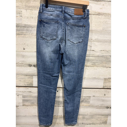 Judy Blue Skinny Jeans Women 9/29 Blue High Rise Stretch Casual EUC2