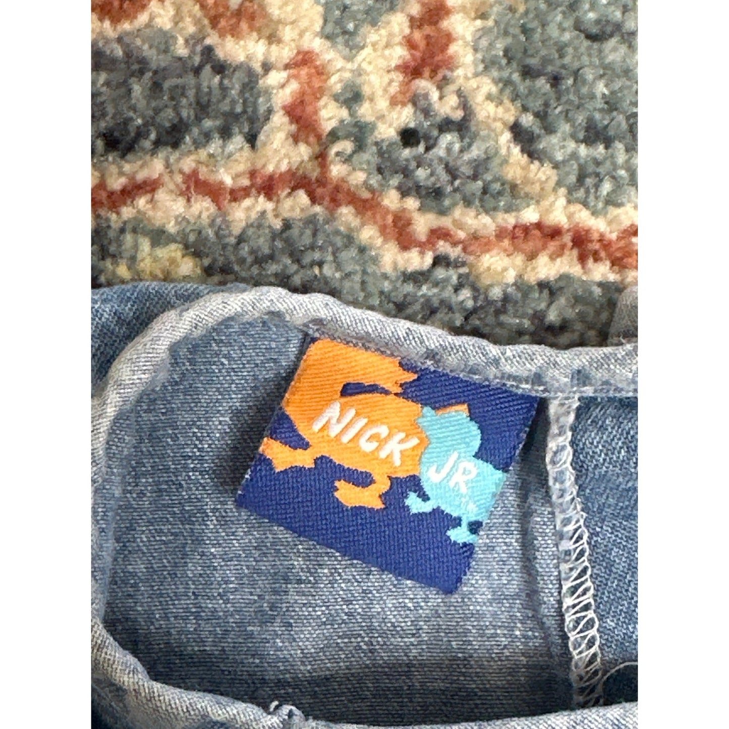 Y2K Nick Jr Dora the Explorer Denim Dress Girls 5T Blue Embroidered Y2K 2004 EUC4