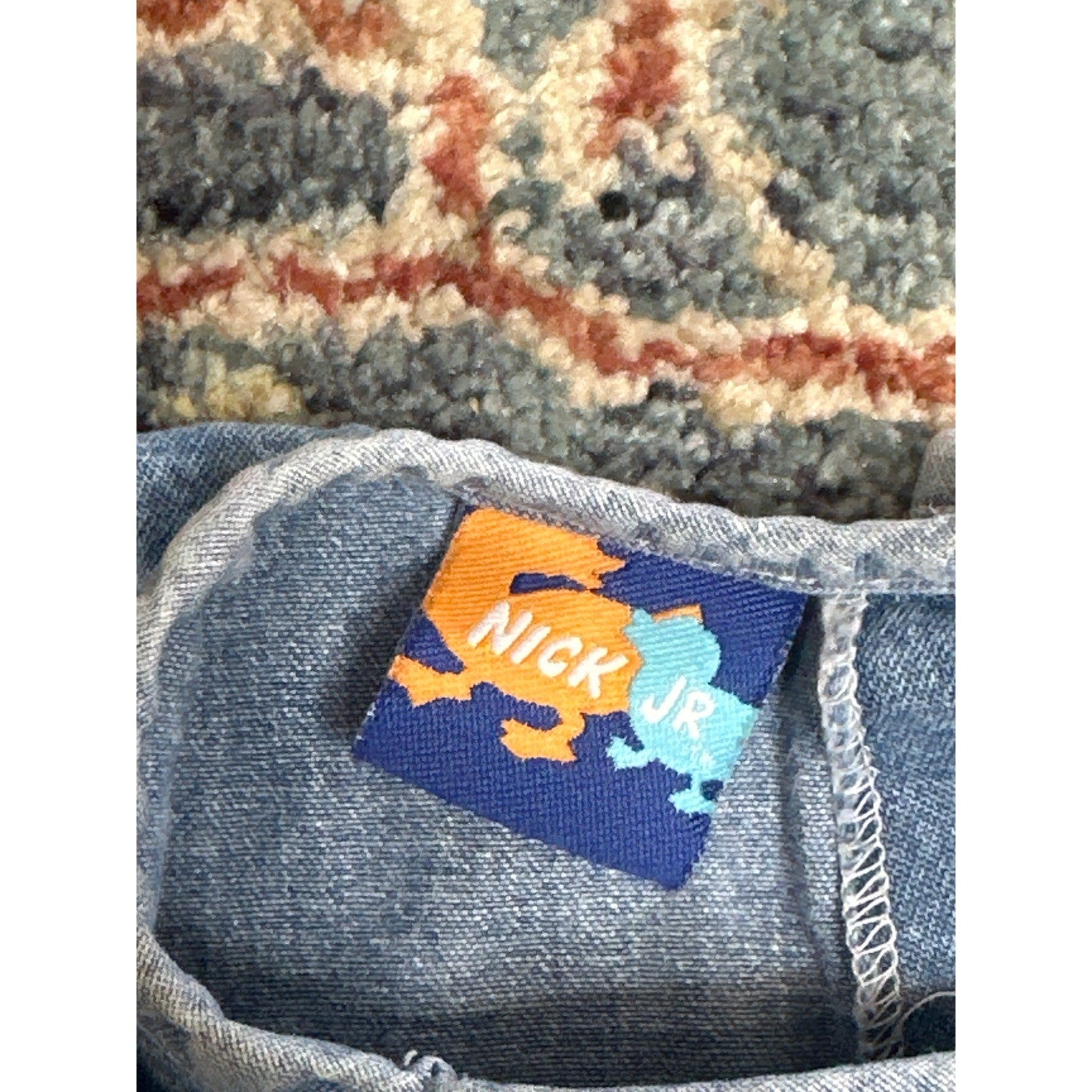 Y2K Nick Jr Dora the Explorer Denim Dress Girls 5T Blue Embroidered Y2K 2004 EUC4
