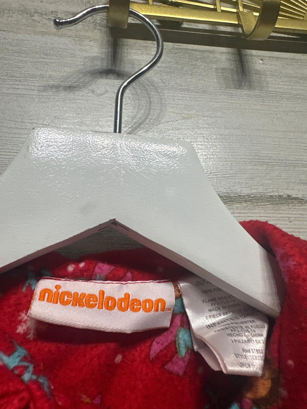 Y2K Nickelodeon Dora the Explorer Pajamas Girls 24M Red Fleece Winter Set GUC1