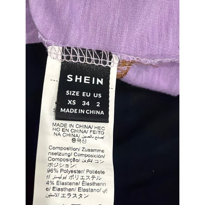 Boxy Top Bundle Women XS Purple Black Cute Open Back Sporty Breezy EUC5