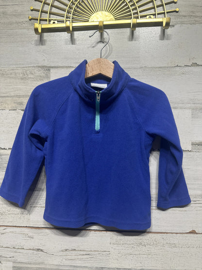 Columbia Fleece Pullover Toddler 2T Blue Quarter Zip0