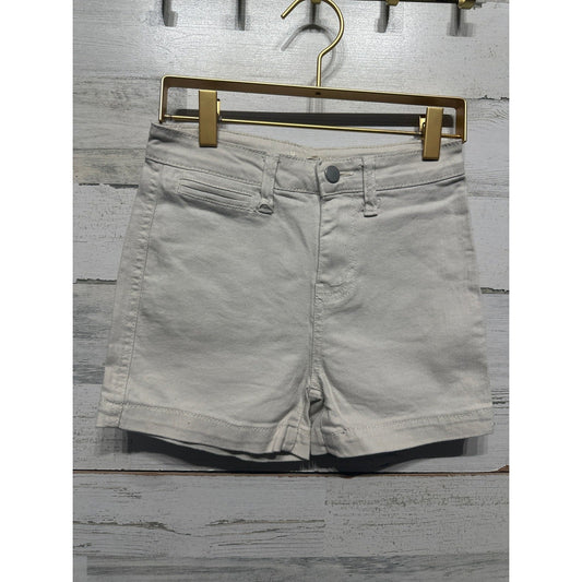 Copper Key Shorts Kids Size 10 Cream Off-White Stretch Twill EUC0