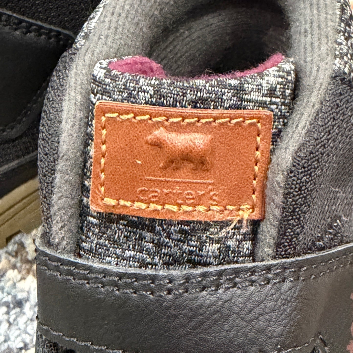 Carter's Kelso Boots Boys Size 12M Black High Top Hook Loop EUC8