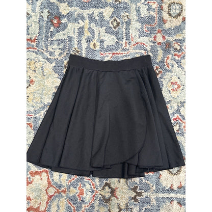 Motionwear Dance Skirt Girls Large Child Black Skater Athletic EUC0