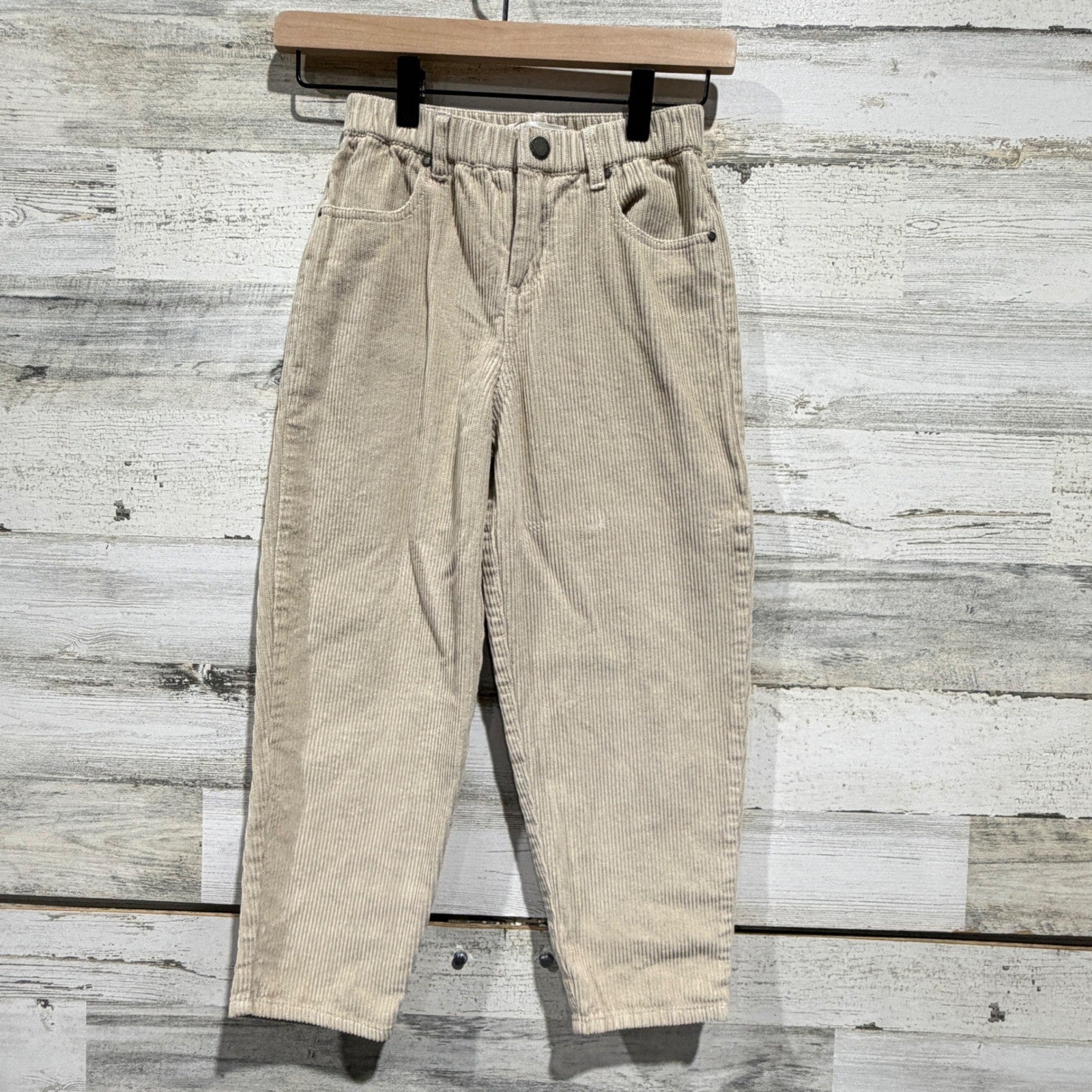 Cotton On Kids Corduroy Pants Boys Size 7 Beige Straight Leg0