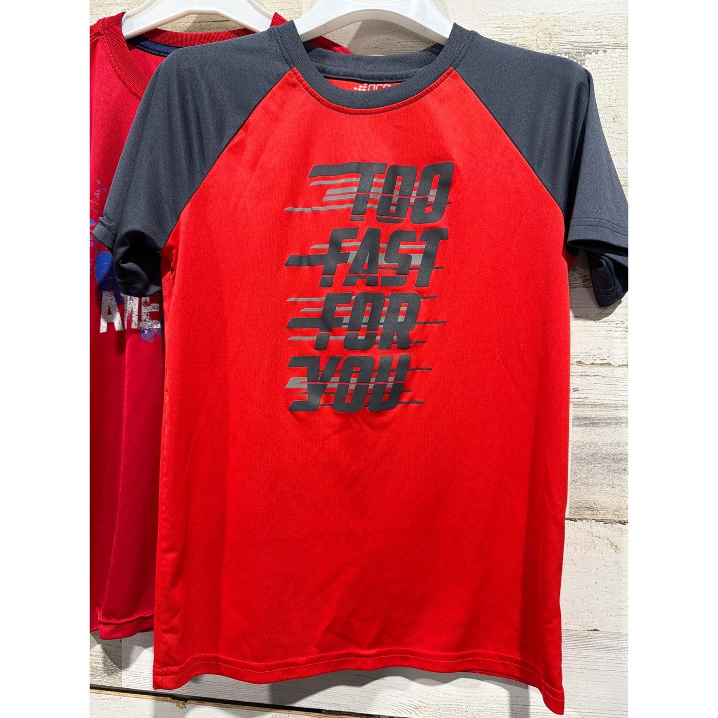 BCG Activewear Shirt Bundle Boys Medium 10-12 Red Blue Sporty Athletic2