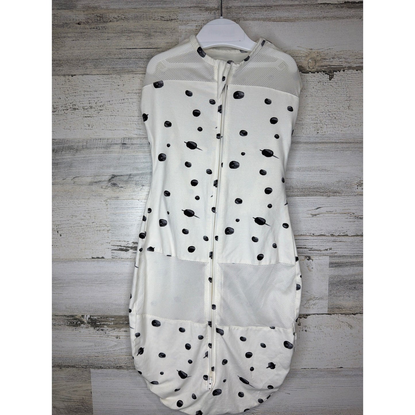 Happiest Baby Sleepea Swaddle Kids Large White Black Planets Space EUC0