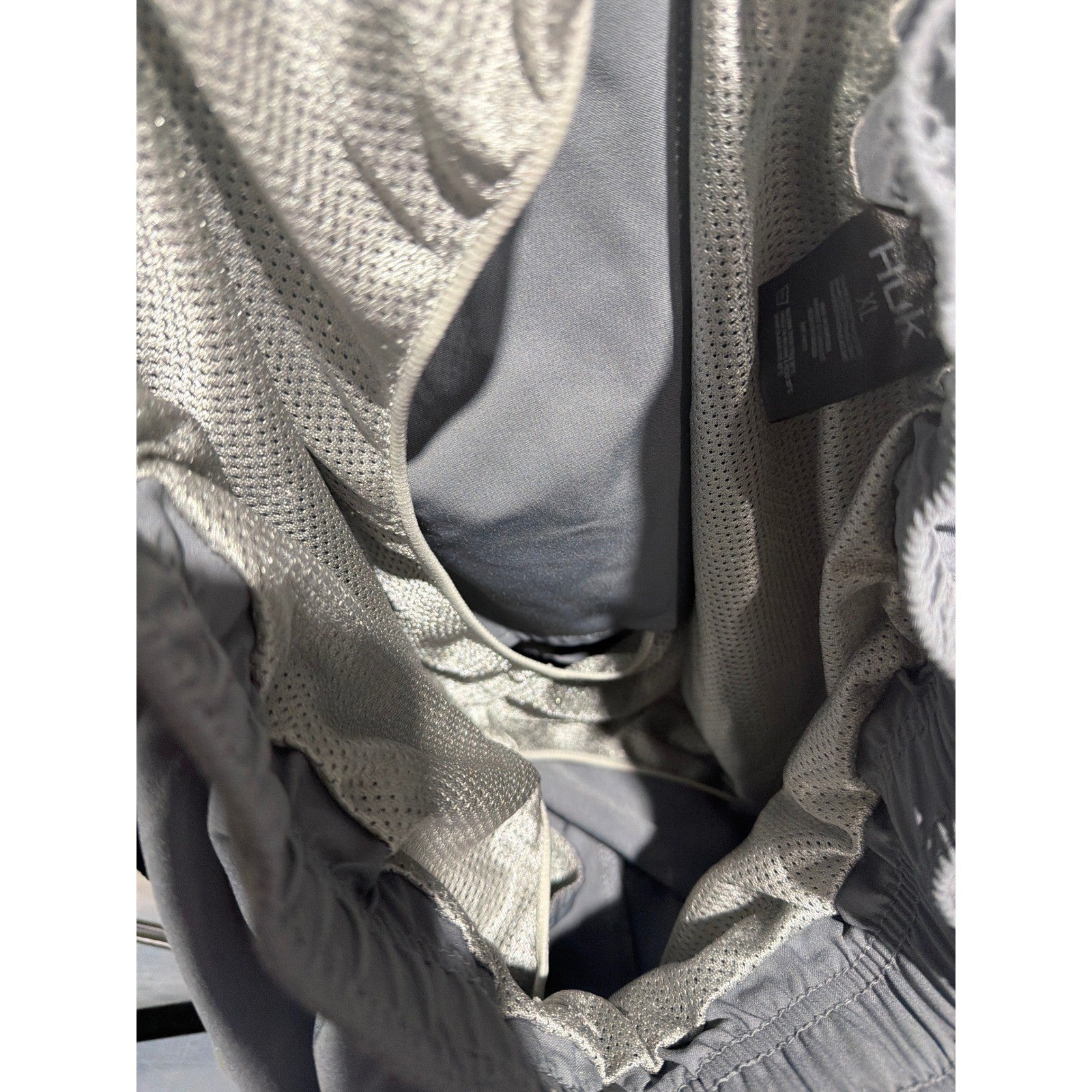 Huk Swim Trunks Men XL Gray Performance Fishing Board Shorts EUC6