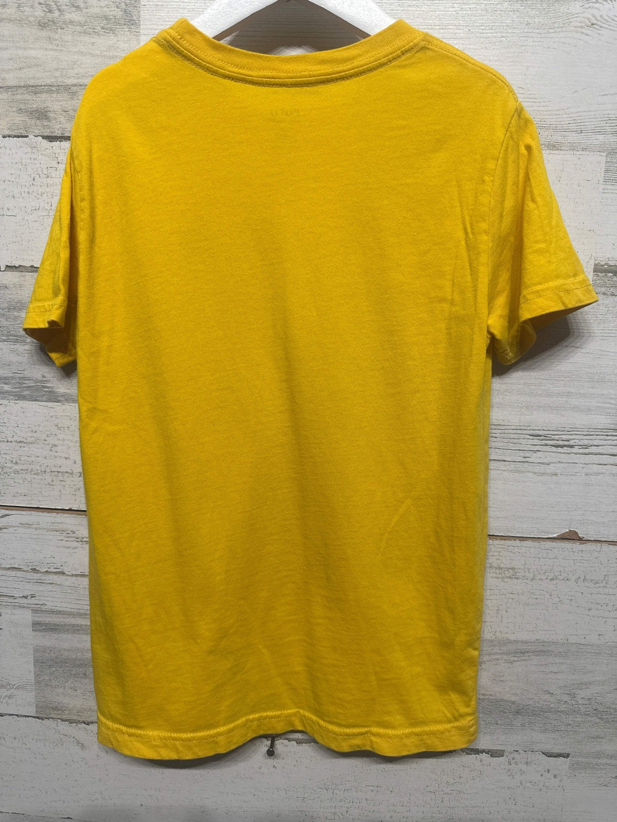 Polo Ralph Lauren T-Shirt Boys 7 Yellow Embroidered Pony EUC2