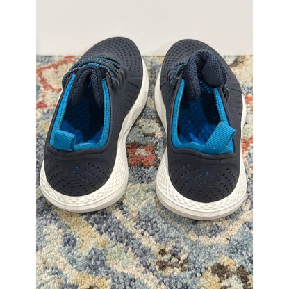 Crocs LiteRide Pacer Sneaker Boys J1 Navy Blue Perforated Sporty3