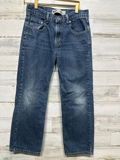 Levi's 550 Relaxed Fit Jeans Boys 12 Regular Blue Medium Wash Denim GUC0