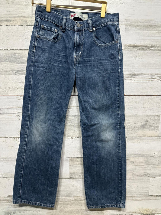 Levi's 550 Relaxed Fit Jeans Boys 12 Regular Blue Medium Wash Denim GUC0